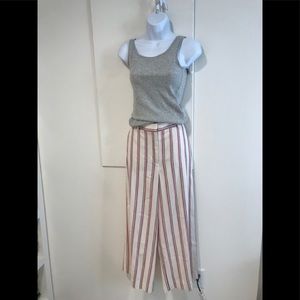 SOLD Stripped high waisted culloutes